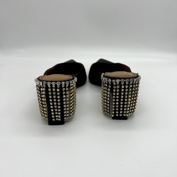 AREA NYC Crystal Fringe Kitten Party Heel Size 6 - Picture 2 of 7